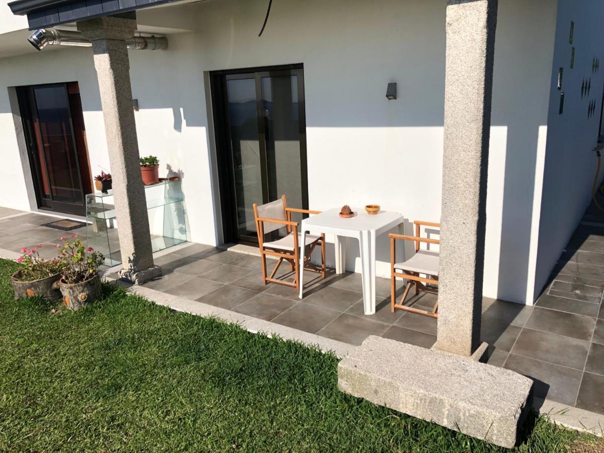 Precioso Apartamento Con Terreno Y Vistas A Cies Vigo Exteriör bild