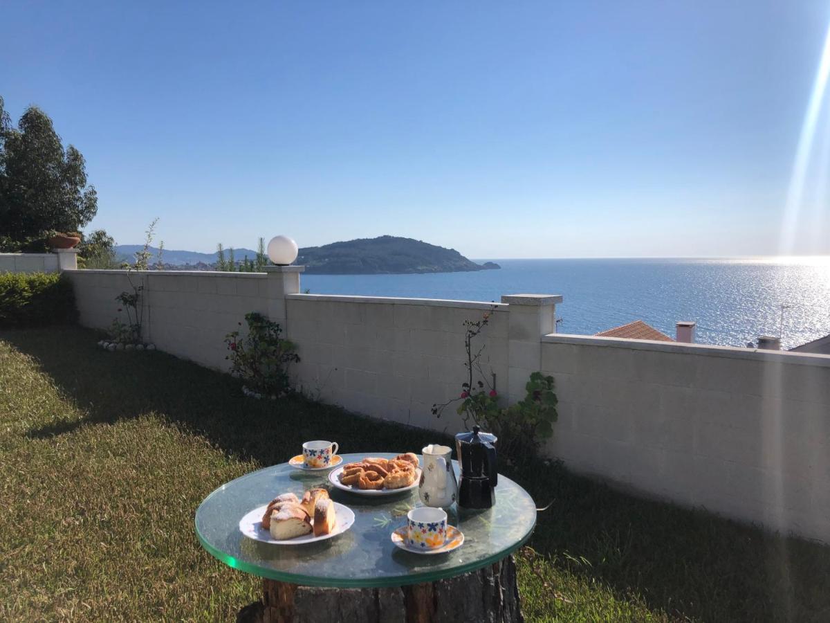 Precioso Apartamento Con Terreno Y Vistas A Cies Vigo Exteriör bild