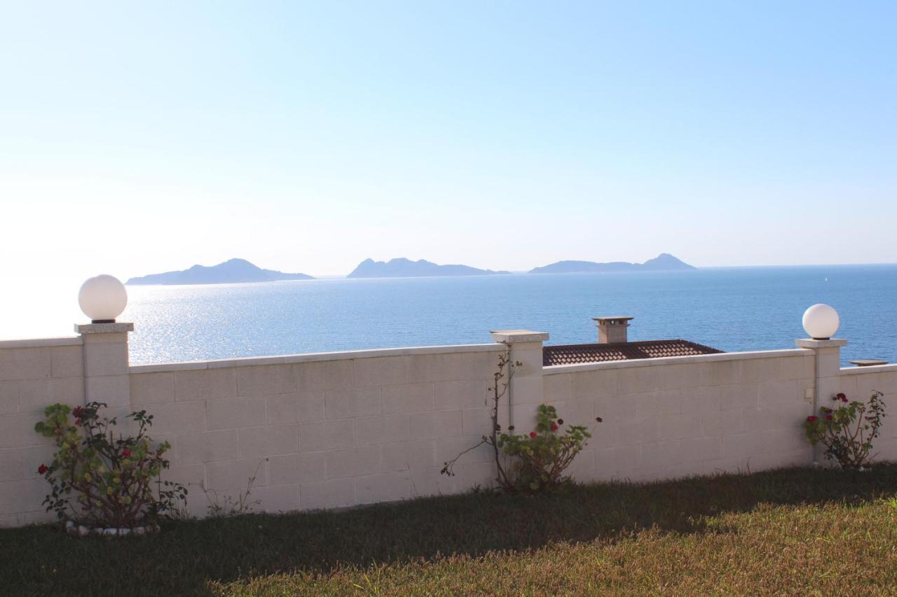 Precioso Apartamento Con Terreno Y Vistas A Cies Vigo Exteriör bild